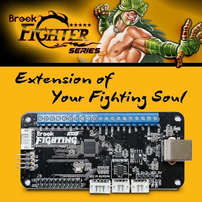 Brook ユニバーサル ファイティングボード Universal Fighting Board アケコン 変換基板 PS5 Xbox PS4 PS3  Switch NEOGEO PC ハンダ付け済み | LINEショッピング