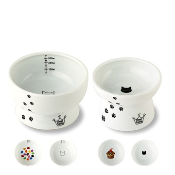 貓壹快樂食光高腳碗 單品