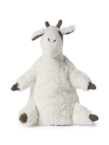 Brunello Cucinelli Kids - Bea goat plush toy - kids - Cotton/Cashmere/Polyester/Polyester - One Size - White