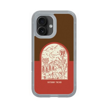 iPhone 16 AirX 流變灰 - KID - 夜宿露營KID