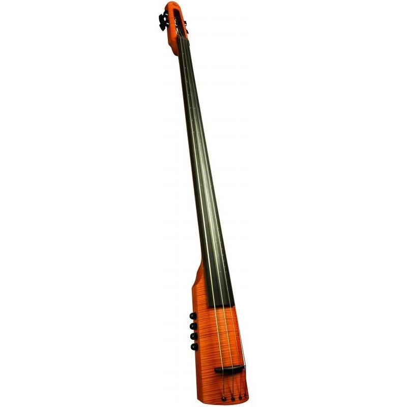 NS Design CR Double Bass 4st Amber Traditional CR4 with Setup, Helicore Hybrid String CR4T-AM