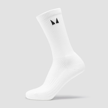 MP Running Socks - White - UK 12-14
