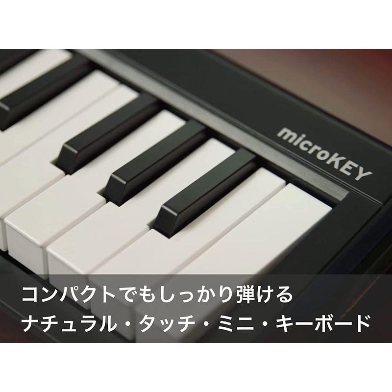 KORG （コルグ） ワイヤレス MIDI キーボード コントローラー Bluetooth DTM プラグイン付属 microKEY2 Ai