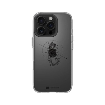 iPhone 16 Pro Clear Case（相機按鈕） 透明 - Kerby Rosanes - 海馬 - 黑