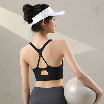 🔥熱銷🚀2026 新款美背運動背心女 高強度減震運動內衣 瑜伽跑步普拉提專用健身上衣LJC