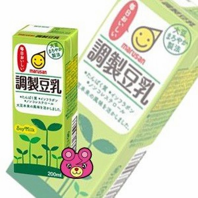 .マルサンアイ 調製豆乳 紙パック 200ml×24本入 ／飲料／HF