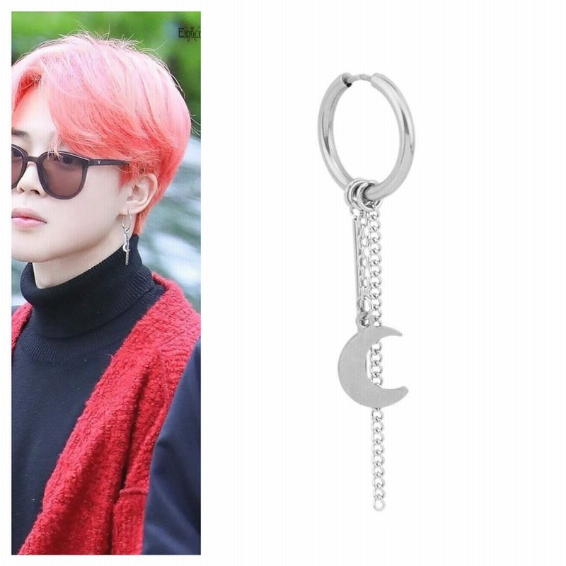 Bts ジミン ピアス 片耳 Moonlight チェーン ピアス メンズ レディース 可愛い お洒落 アクセサリー Jimin 通販 Lineポイント最大1 0 Get Lineショッピング