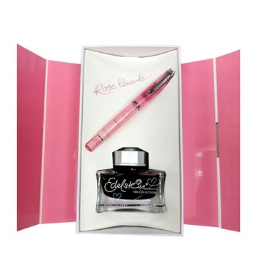 Pelikan M205 鋼筆 水晶玫瑰禮盒組附墨水/F