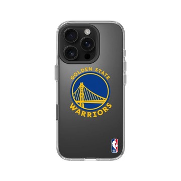 iPhone 16 Pro Clear Case（相機按鈕） 透明 - NBA - Logo-金州勇士 Golden State Warriors - Light