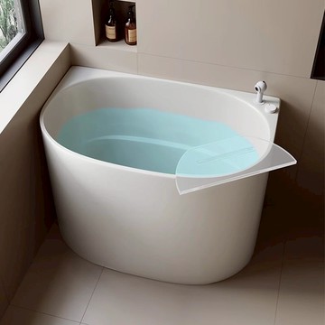公司貨 免運 超低價 小戶型浴缸亞克力家用迷你一體日式深泡澡小浴缸浴盆 快速發貨
