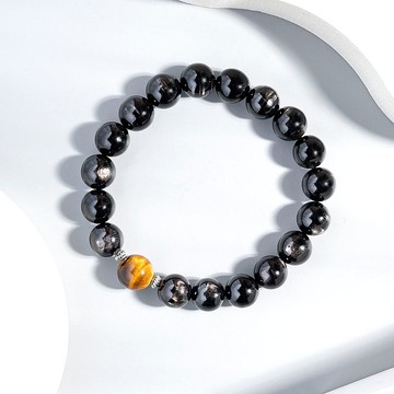 化太歲 | 金運石925銀水晶手鍊