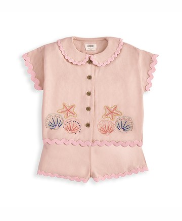 浪花貝殼-短袖套裝9-12m / 80cm