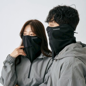 【預購】三合一透氣運動面罩 黑色