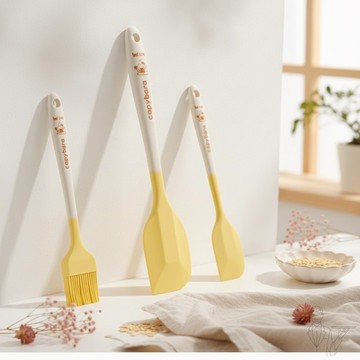 ❤️台灣現貨【一體式卡皮巴拉矽膠刮刀】矽膠刮刀 油刷 鍋鏟 不沾鍋鍋鏟 煎鏟 炒菜鏟 烘培刮刀 蛋糕刮刀 425