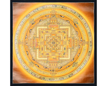 西藏時輪金剛唐卡 — 禪修室的理想聖像