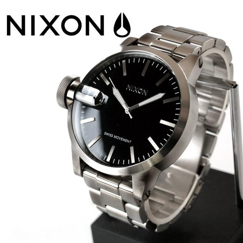 ニクソン NIXON 腕時計 クロニクル SS CHRONICLE SS ブラック メンズ ...