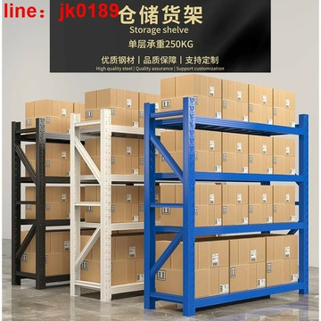 【新店熱銷】超市家用儲物架重型貨物收納鐵架多層置物架