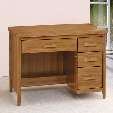 MUNA家居 愛莉絲柚木3.5尺書桌(331) 106X66.5X81.3cm
