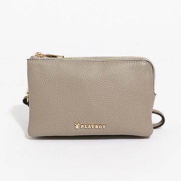 PLAYBOY - 萬用包附手挽帶  Vibe系列 - 卡其色