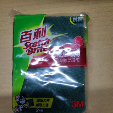 百利海綿菜瓜布（餐廚專用）2片裝