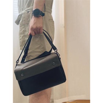 cam-in 微單相機背包單肩便攜內膽包數碼單反復古真皮斜挎攝影包