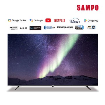 SAMPO聲寶 40吋聯網Google TV 5.0 顯示器 箱損新品 含基本安裝+舊機回收