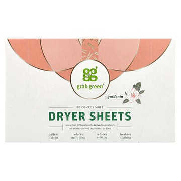 Grab Green, 乾衣機布，梔子花香，80 片