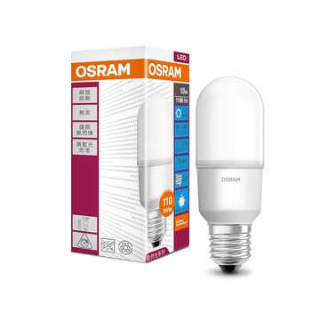 OSRAM 迷你10W LED燈泡 全電壓-白光 5入 E27