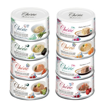 【蝦皮直營】Cherie 法麗 全營養貓主食罐80g 貓罐頭 主食罐