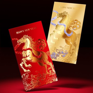 新年禮物 新款 2026 年 馬年 紅包過年吉祥利是封高級個性春節生肖創意個性紅包