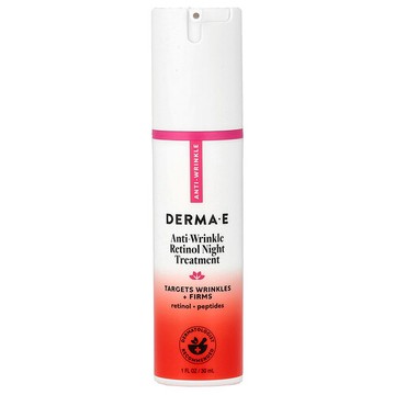 DERMA E, Anti-Wrinkle Retinol Night Treatment, 1 fl oz (30 ml)