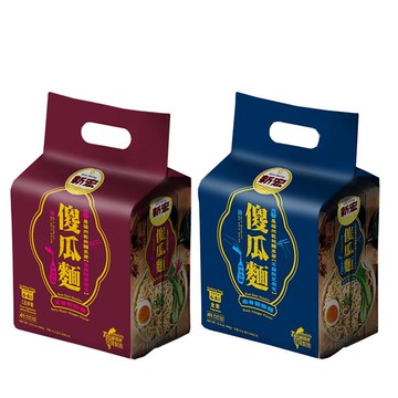 【新宏】傻瓜麵-麻香醋醋麵（辣）440gX3組＋蔥香醋醋麵X3組_廠商直送