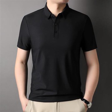 【巴黎精品】POLO衫短袖上衣-韓版商務休閒寬鬆男裝8色a1ff15