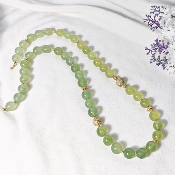 岫玉 四大名玉 溫潤 心輪 大寶石 長項鍊 單品 禮物 收藏 獨家