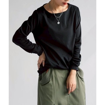 小臉船型領｜純棉舒適｜滑順高品質｜不皺易打理｜簡約長袖｜經典百搭 海軍藍XL-NA-00448-20 Navy