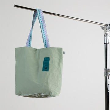 韓國 Miyansol 皺皺托特包 開心果綠