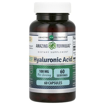 Amazing Nutrition, 透明質酸，100 毫克，60 粒膠囊