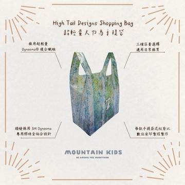 (山小孩）現貨，🇺🇸美國High Tail Designs Shopping Bag 超輕量大力馬手提袋