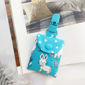 兔子先生。平安符袋  (可繡名字)