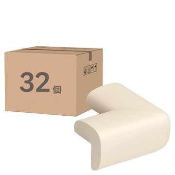 防撞邊條桌角保護套 高密度NBR材質  長2m x 厚1cm  米白色  32個