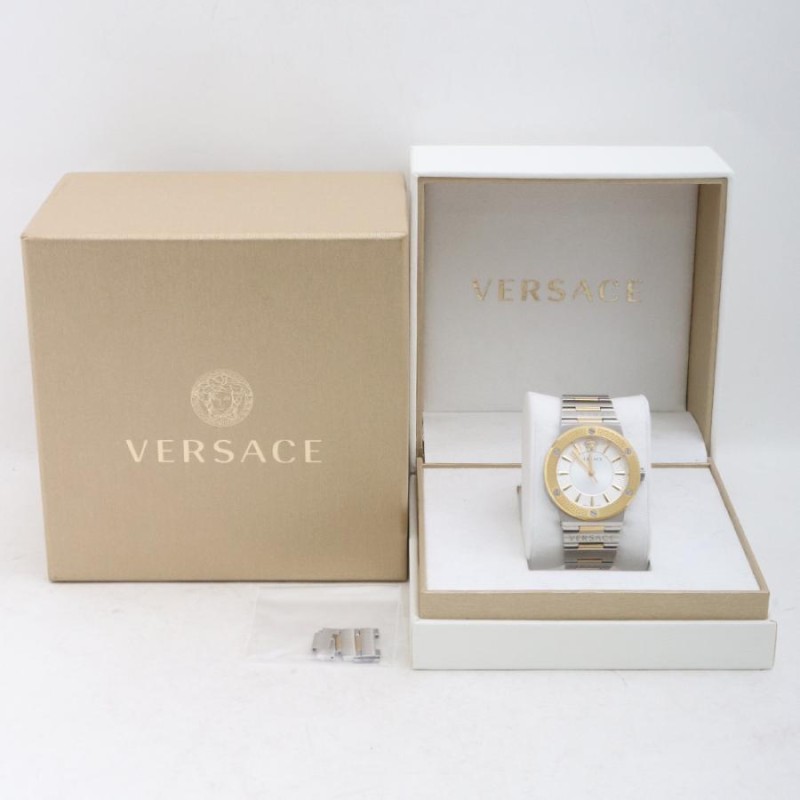 VERSACE Versace Greca Logo Watch シルバー ゴールド VEVH00620