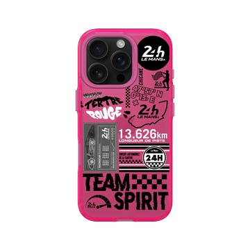 iPhone 16 Pro Clear 粉漾桃 - 24 Hours of Le Mans - Graffiti