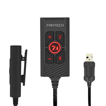 FANTECH AC3002 虛擬7.1遊戲級USB音效卡 簡單快速的聲音控制  1個
