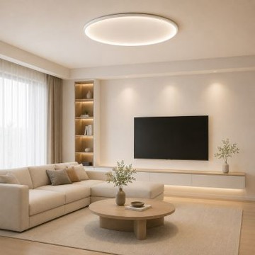 H&R安室家 遙控調光 60CM簡約光感LED吸頂燈HR23962