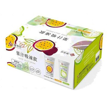[COSCO代購5] C130245 陳稼莊 CJJ 果汁吸凍飲12入 (百香果/芭樂）