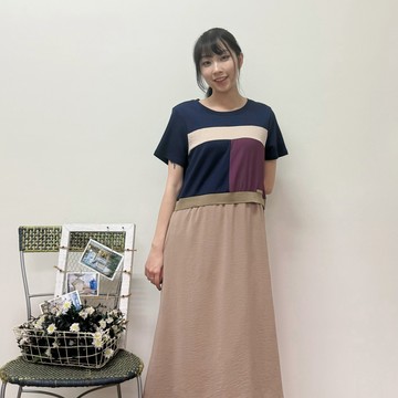 【Hana Mokuba】花木馬日系女裝拼接設計・層次感洋裝