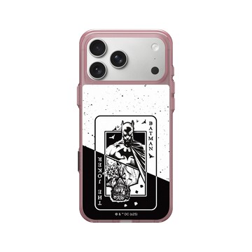 iPhone 17 Pro Max Clear (相機按鈕) 晶醺玫 - Batman 蝙蝠俠 - 撲克牌