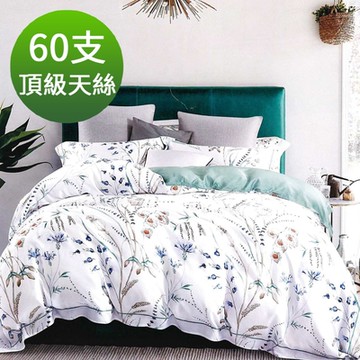 Saint Rose 頂級60高支數天絲 夏日 加大 百貨專櫃款100%天絲兩用被床包四件組