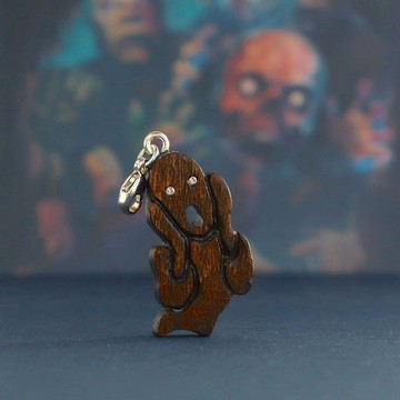 手工木製吊飾  驚嚇 吊飾  禮物訂製