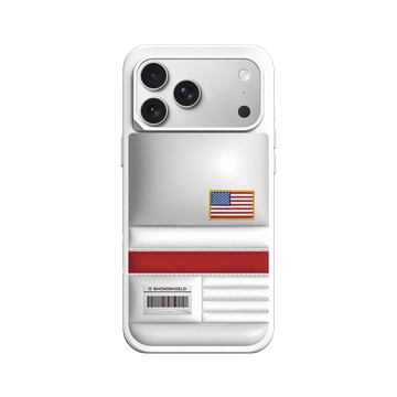 iPhone 17 Pro Max SolidX 白 - NASA - NASA Space Food Bag - US Flag